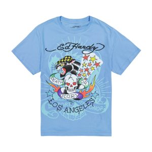 Skull Panther Throwback Graphic Tee